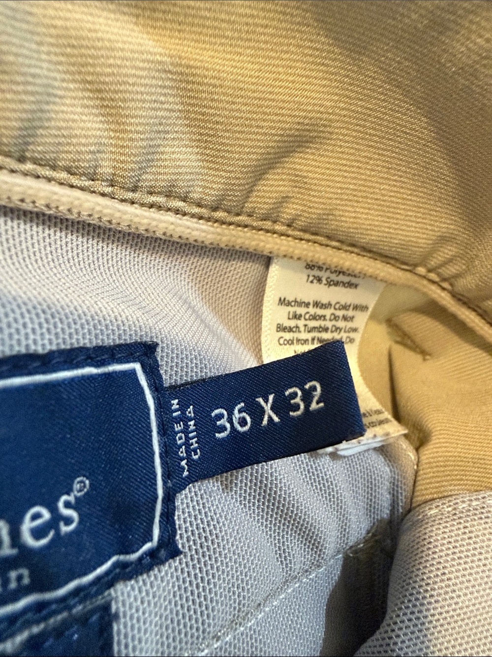 Vineyard Vines by Shep & Ian Men's Quick Dry Light Tan Pants Fairway Paint - Picture 3 of 8